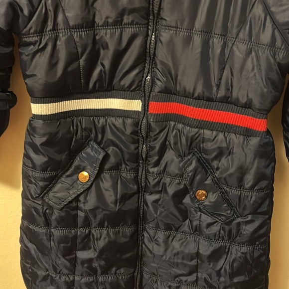 Tommy Hilfiger Black Coat with Logo - Picture 3 of 11